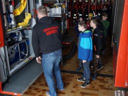 Kinderfeuerwehr Besuch bei der FF Auerbach 